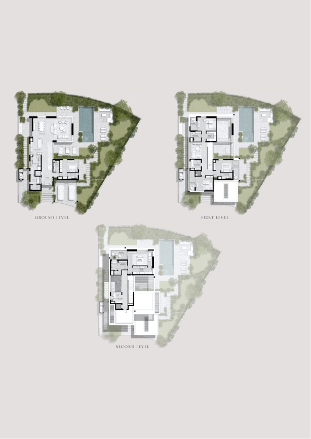 5 Bedrooms Villa Floor Plan